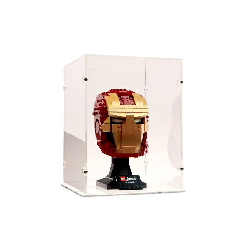 iron man helmet display Acrylic Display Case For LEGO Iron Man Helmet