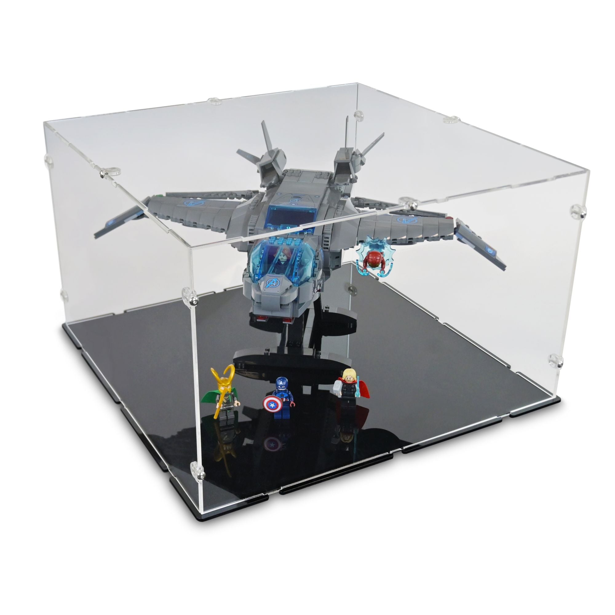 Acrylic Display Case for LEGO Avengers Quinjet | iDisplayit