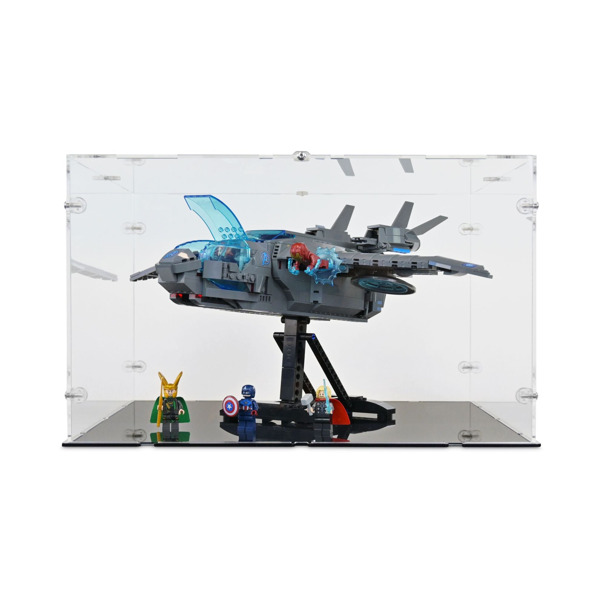 Acrylic Display Case for LEGO Avengers Quinjet | iDisplayit