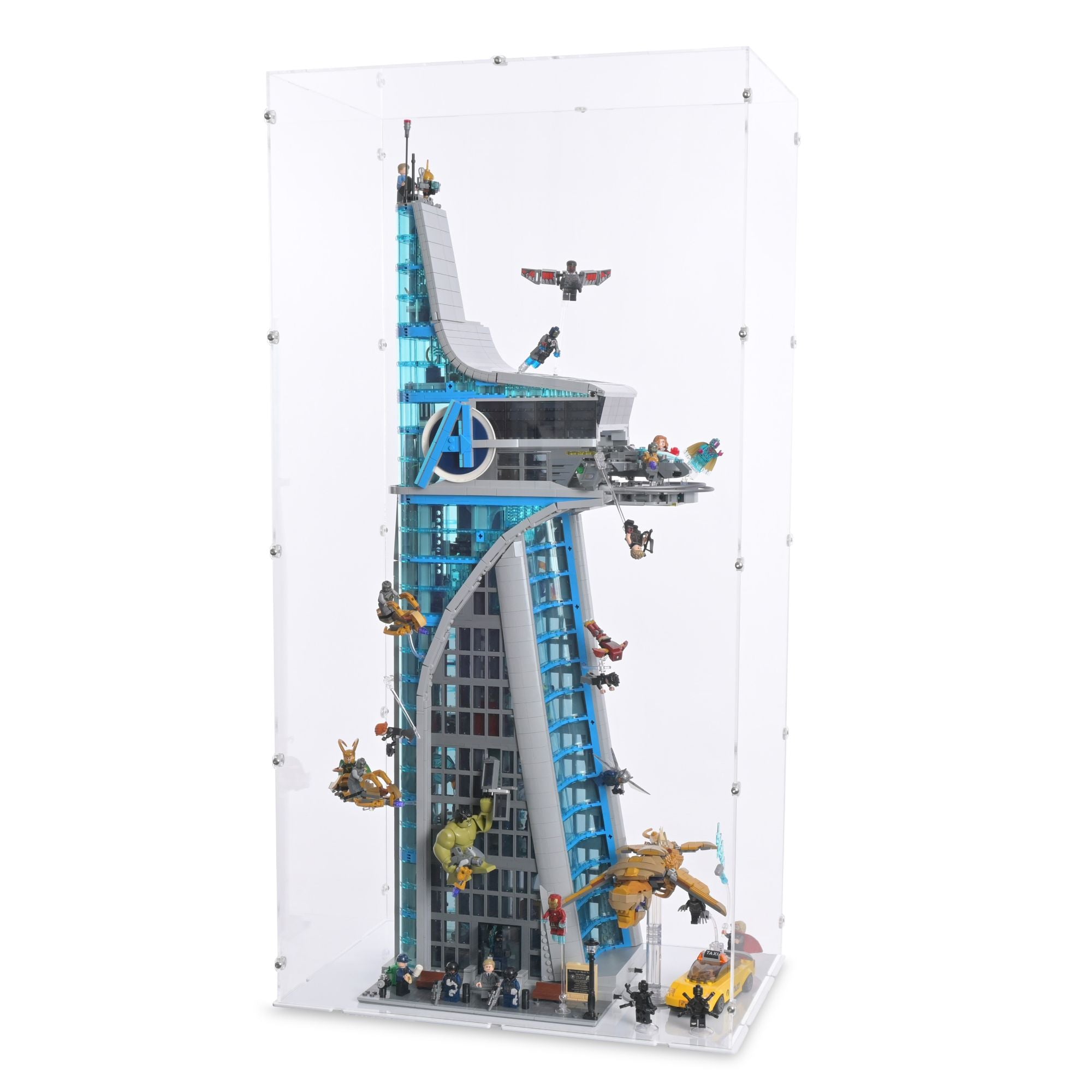 Acrylic Display Case for LEGO Avengers Tower | iDisplayit USA