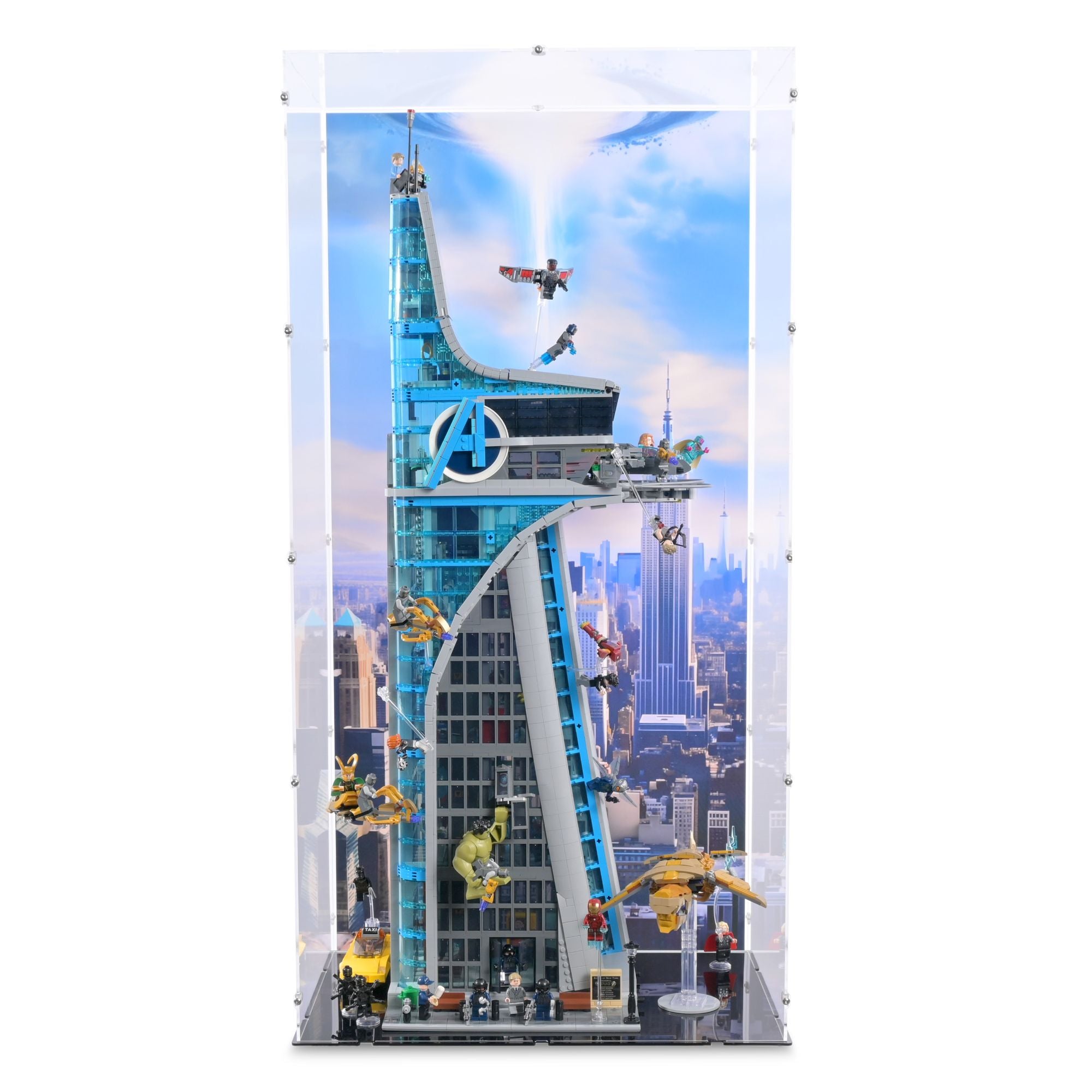 Acrylic Display Case for LEGO Avengers Tower | iDisplayit USA