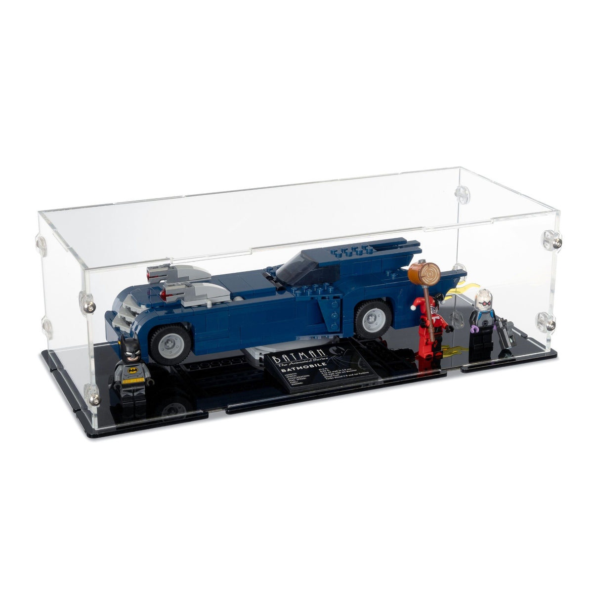 Acrylic Display Case for LEGO Batman With Batmobile Vs. Harley