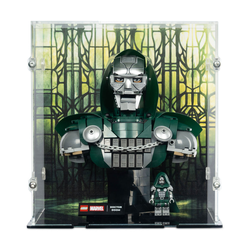 Doctor Doom Bust Display Case for LEGO 76345 (Coming Soon)