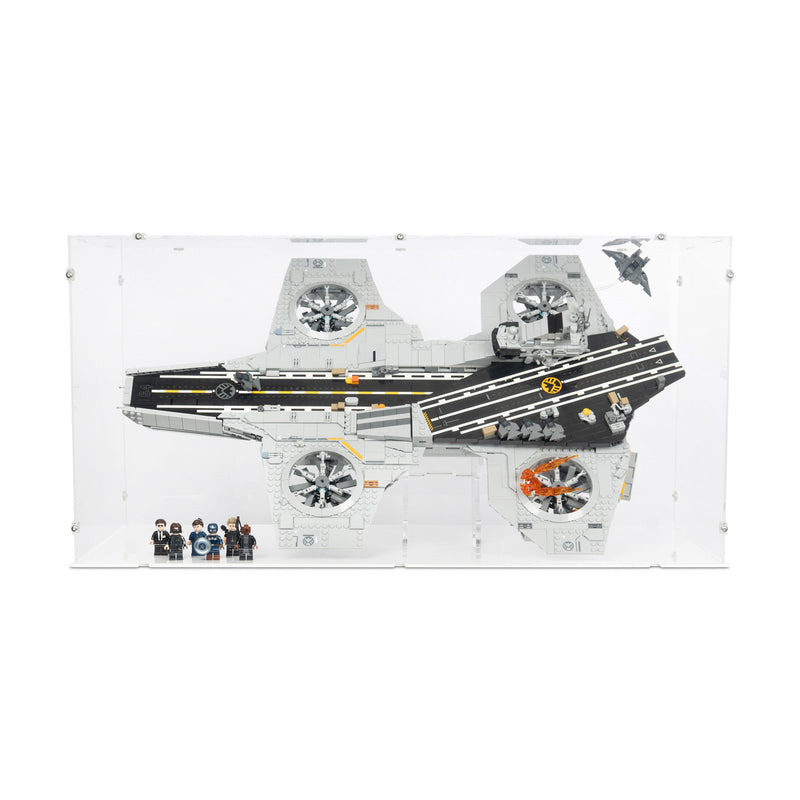 S.H.I.E.L.D. Helicarrier Display Case and Stand for LEGO 76354