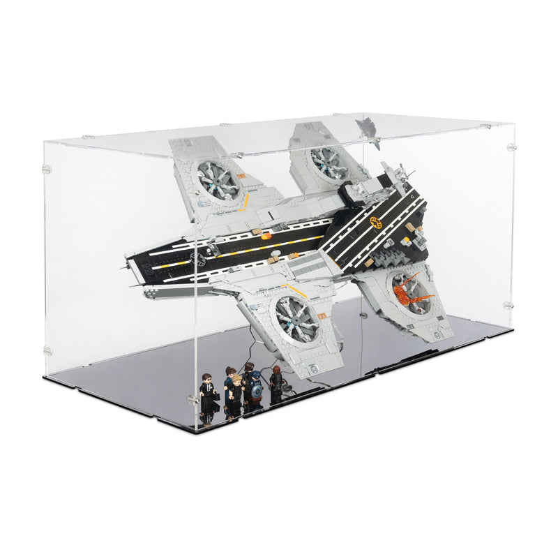 S.H.I.E.L.D. Helicarrier Display Case and Stand for LEGO 76354