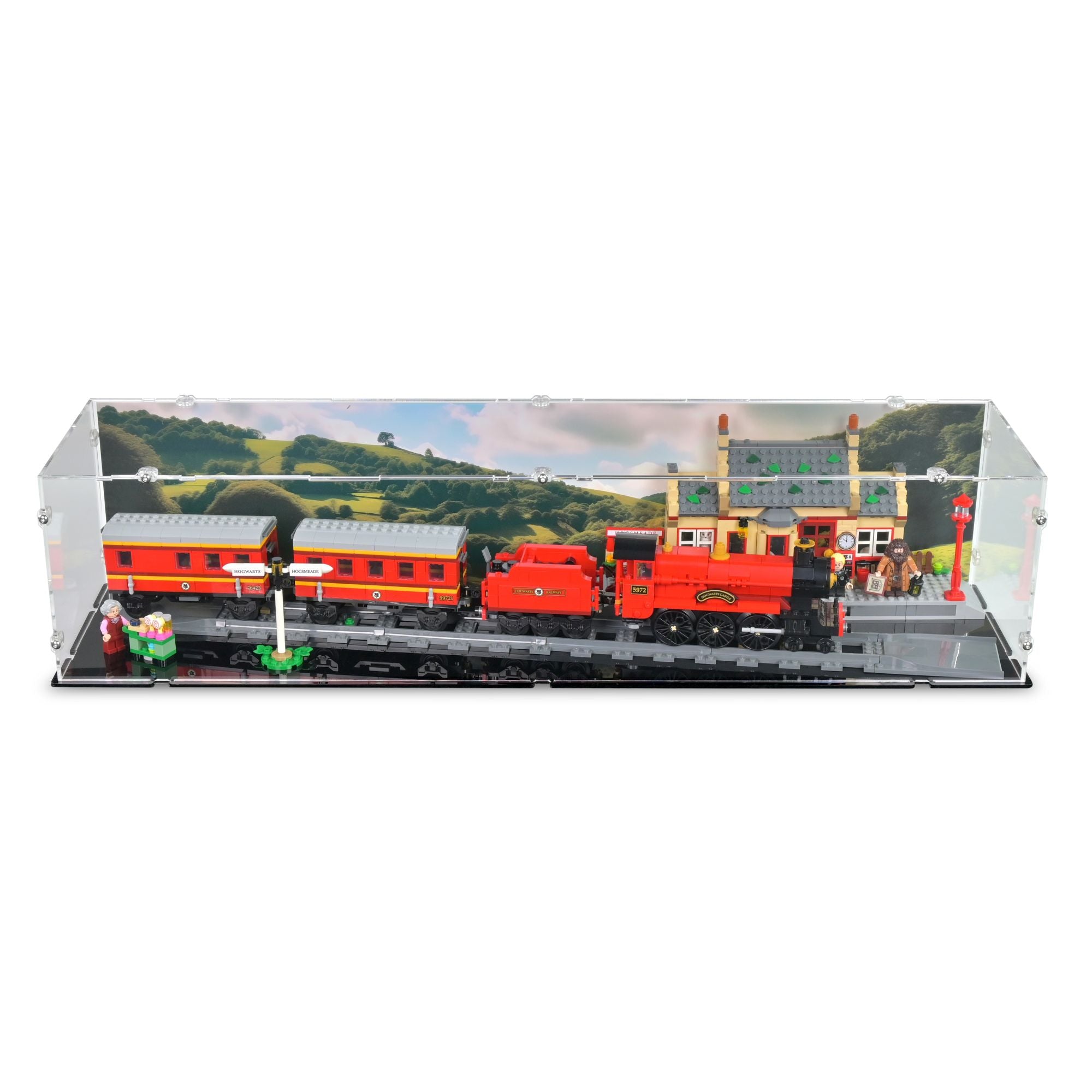 LEGO Hogwarts Express & Hogsmeade Station Display Case