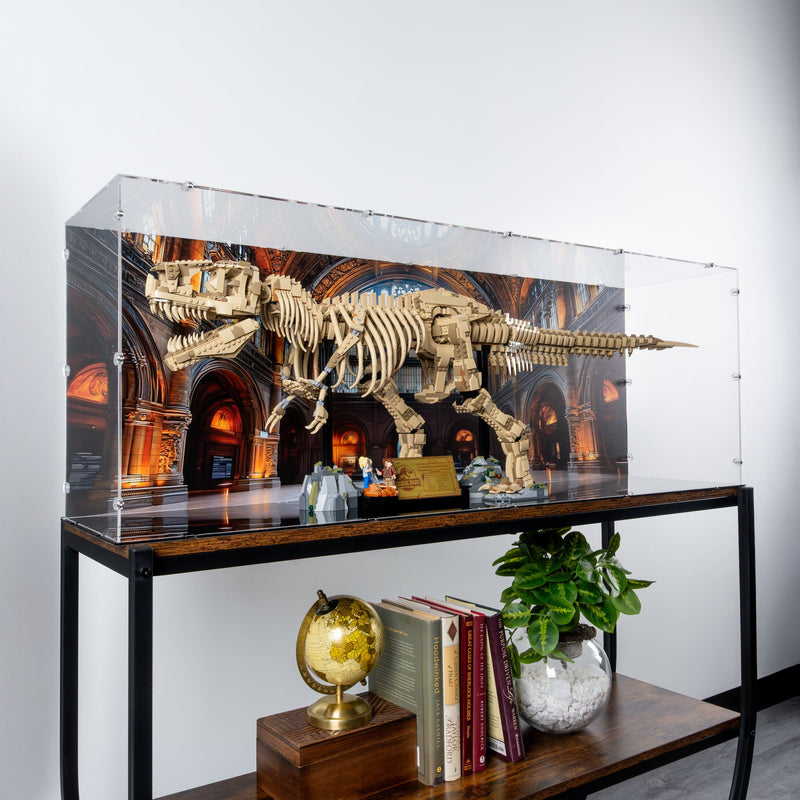 Acrylic Display Case for LEGO Dinosaur Fossils: Tyrannosaurus rex