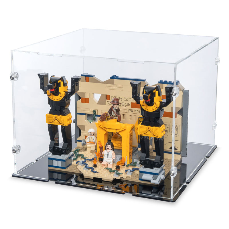 Escape from the Lost Tomb Display Case for LEGO 77013