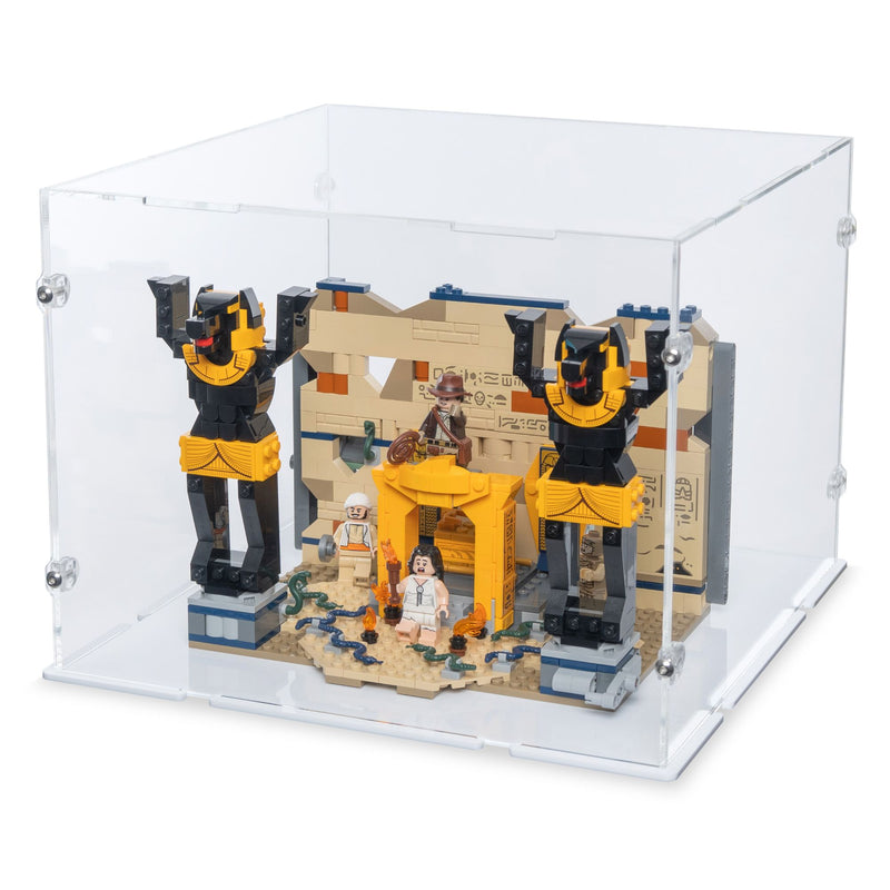 Escape from the Lost Tomb Display Case for LEGO 77013