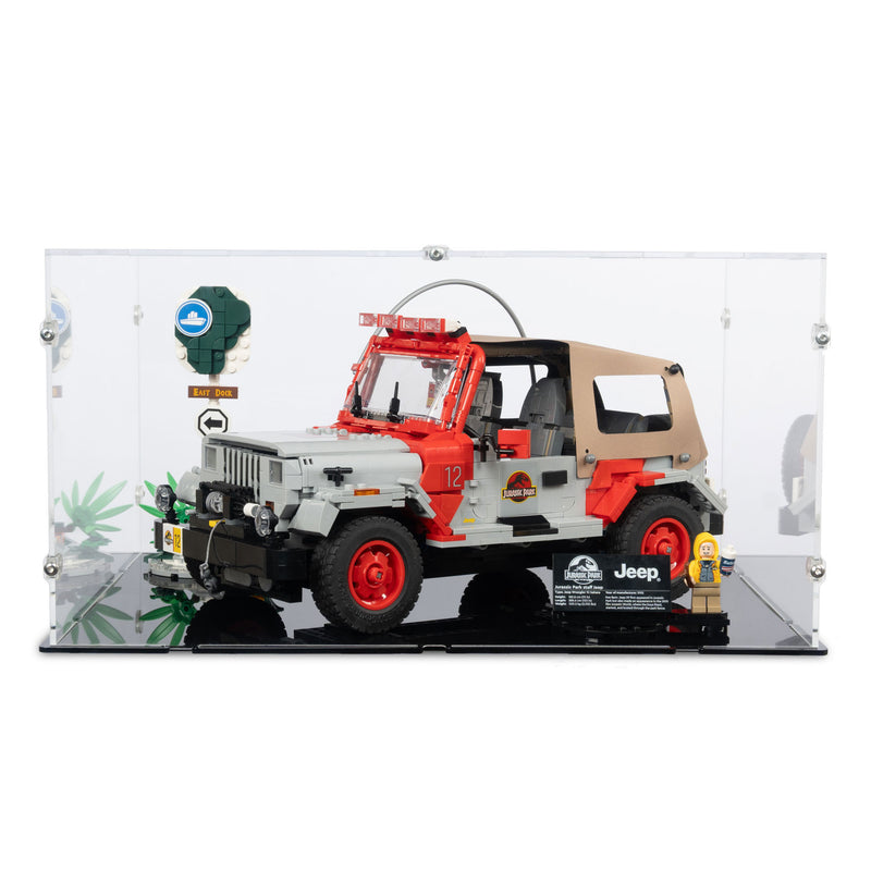 Jurassic Park Jeep Wrangler Display Case for LEGO 77984