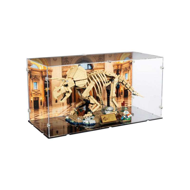 Dinosaur Fossils: Triceratops Display Case for LEGO 77985