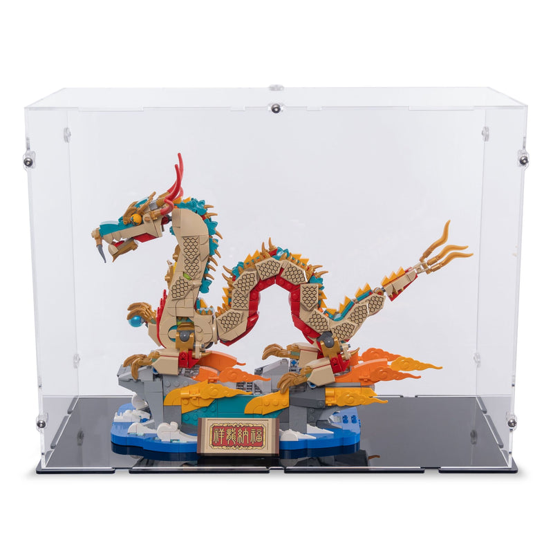 Auspicious Dragon Display Case for LEGO 80112