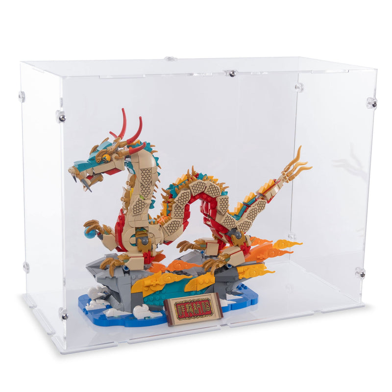 Auspicious Dragon Display Case for LEGO 80112