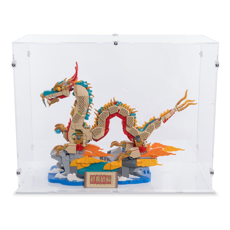 Auspicious Dragon Display Case for LEGO 80112