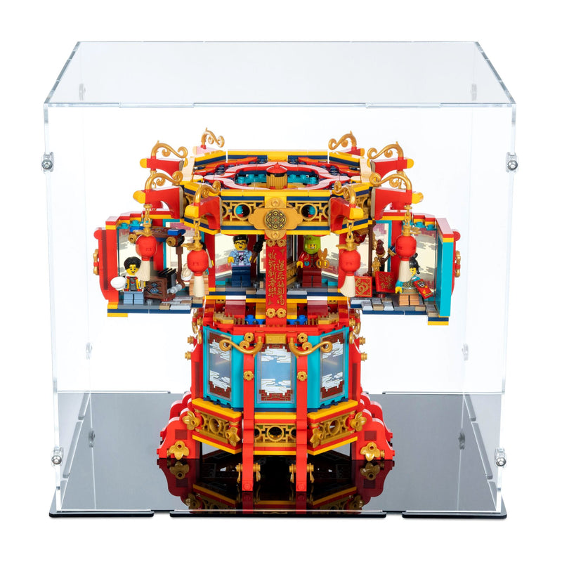 Chinese New Year Trotting Lantern Display Case for LEGO 80116