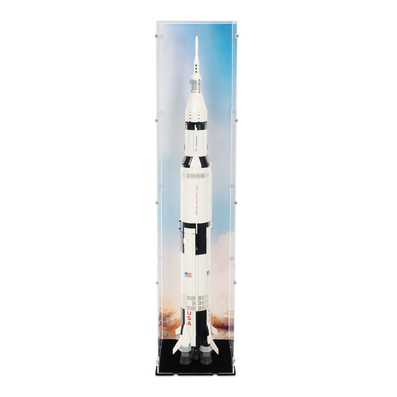 NASA Apollo Saturn V Display Case (Vertical) for LEGO 21309/92176
