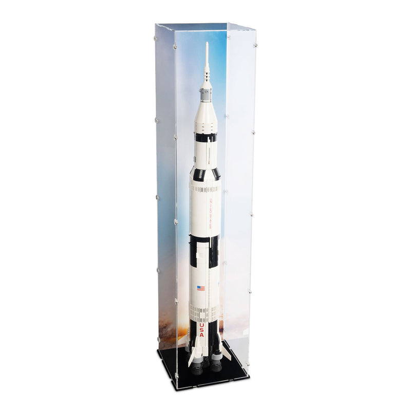 NASA Apollo Saturn V Display Case (Vertical) for LEGO 21309/92176