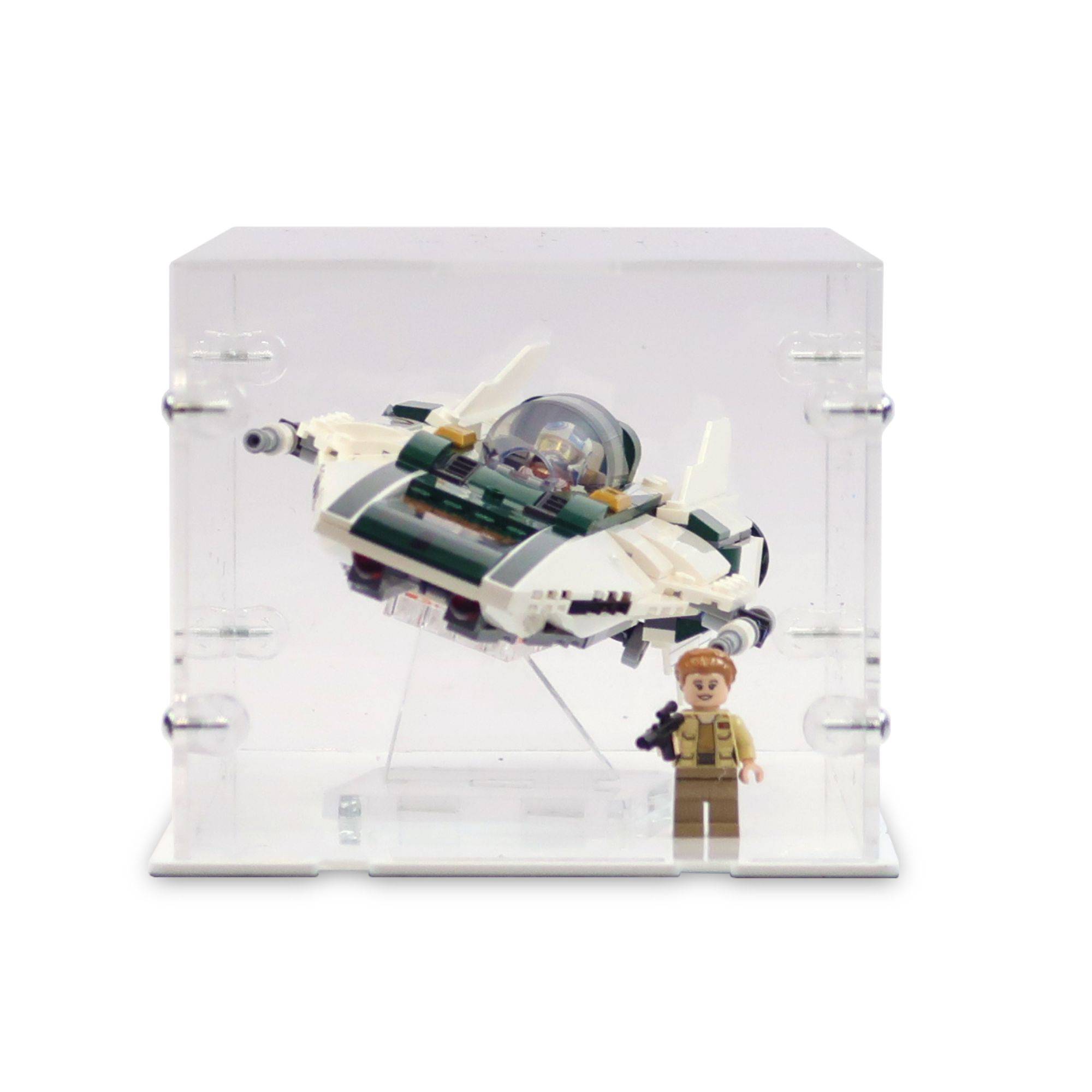 Acrylic Display Case for LEGO Star Wars A-Wing Ship | iDisplayit