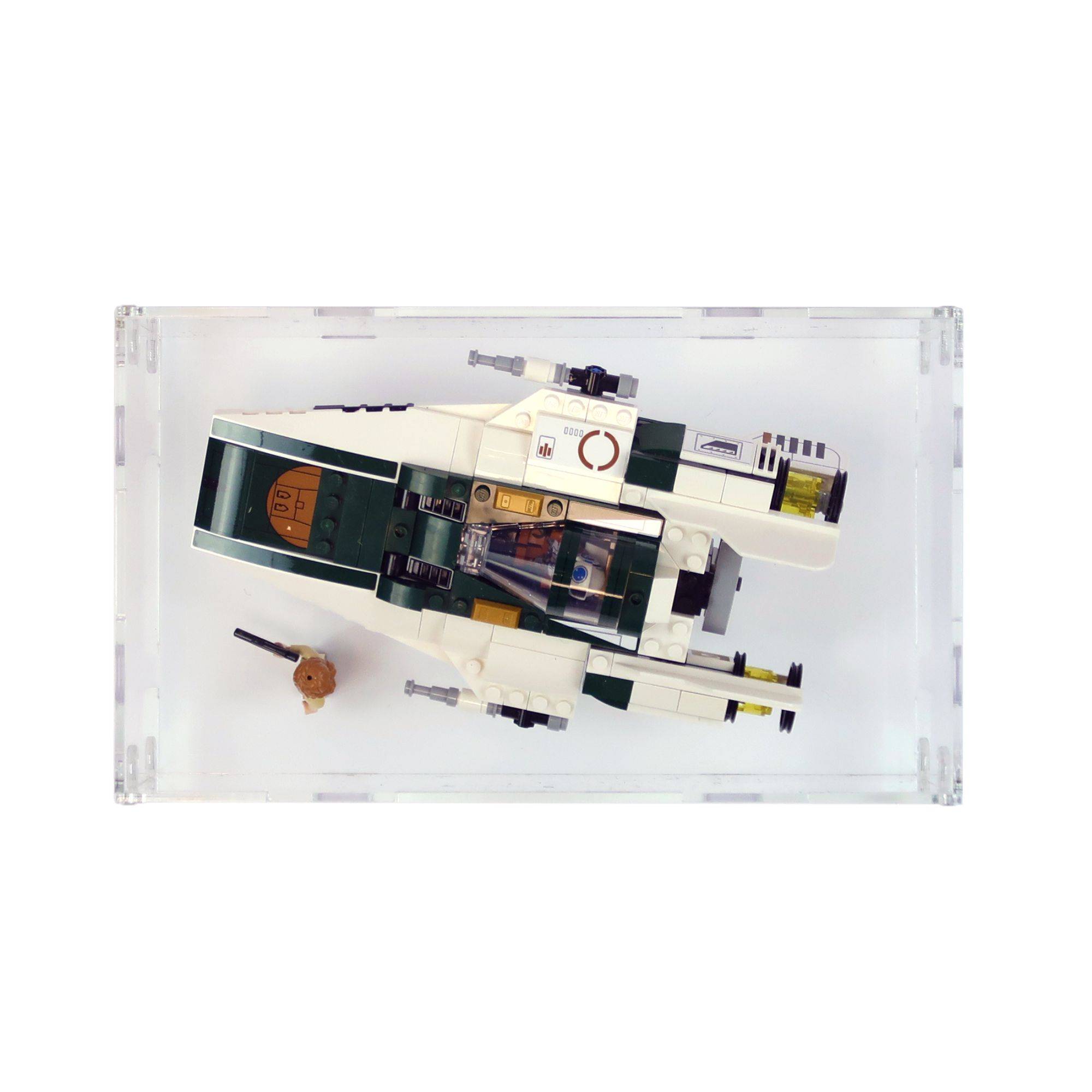Acrylic Display Case for LEGO Star Wars A-Wing Ship | iDisplayit