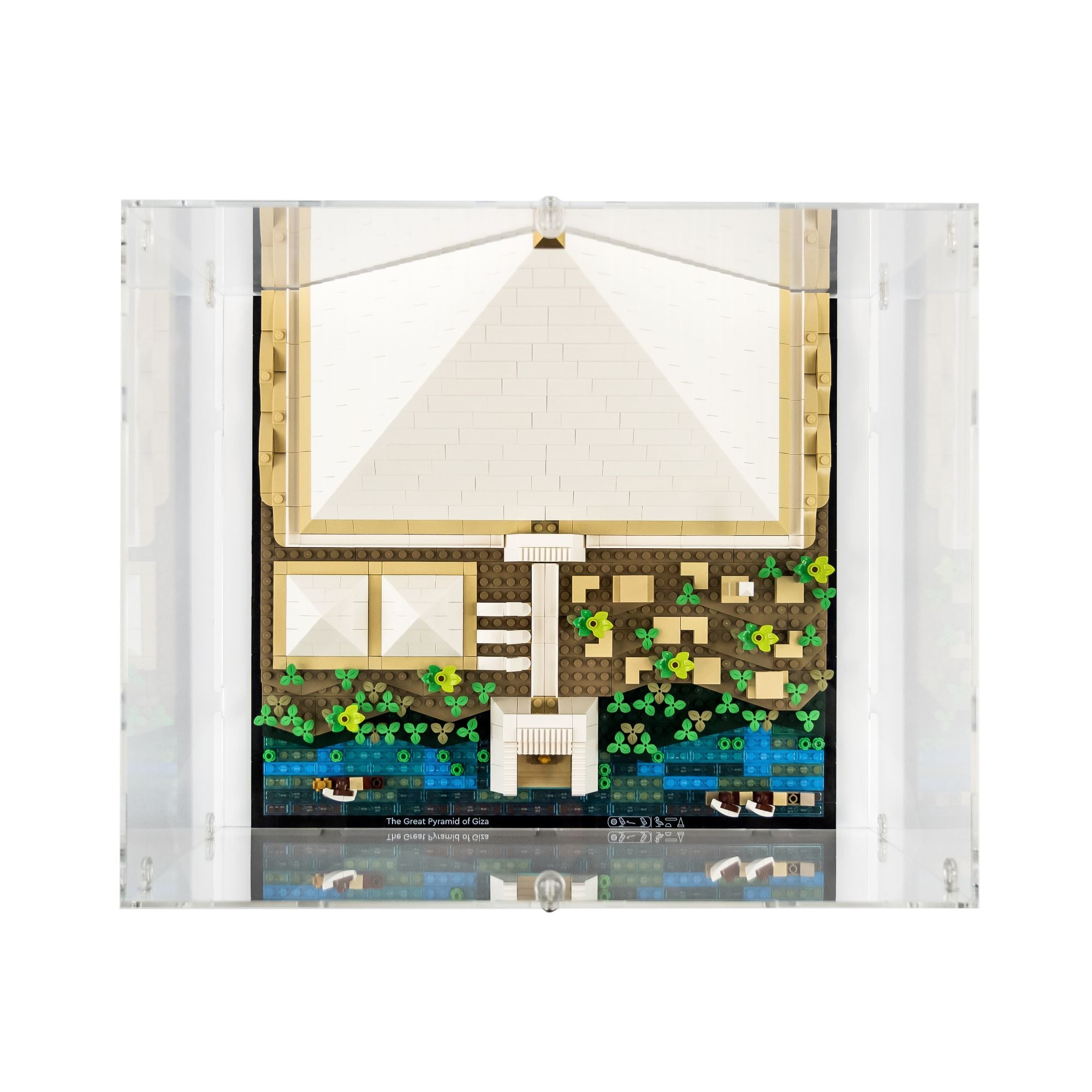 Display Case for LEGO Great Pyramid of Giza Egypt | iDisplayit USA