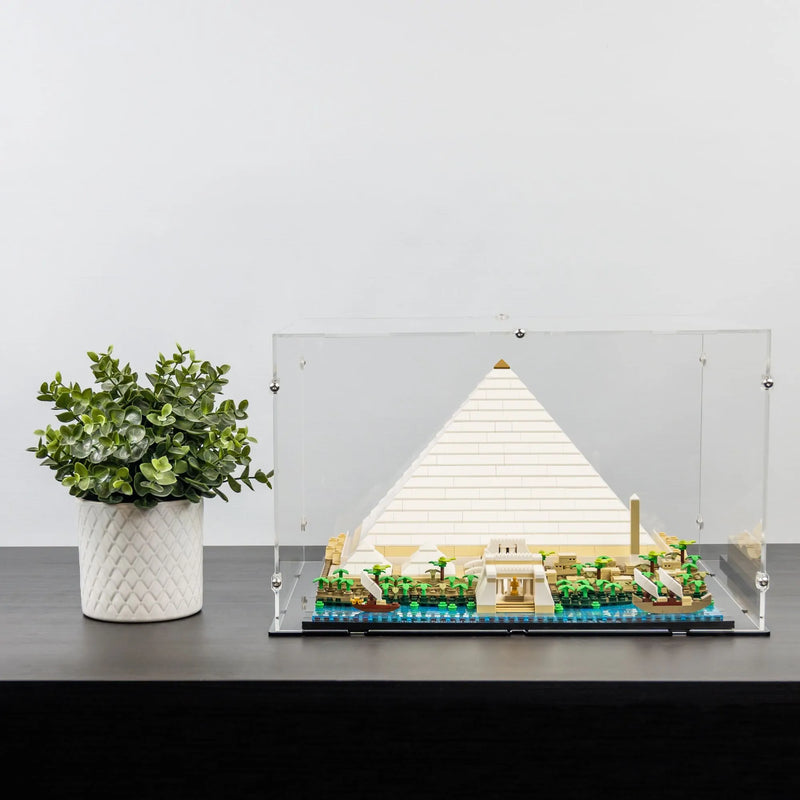 Great Pyramid of Giza Display Case for LEGO 21058