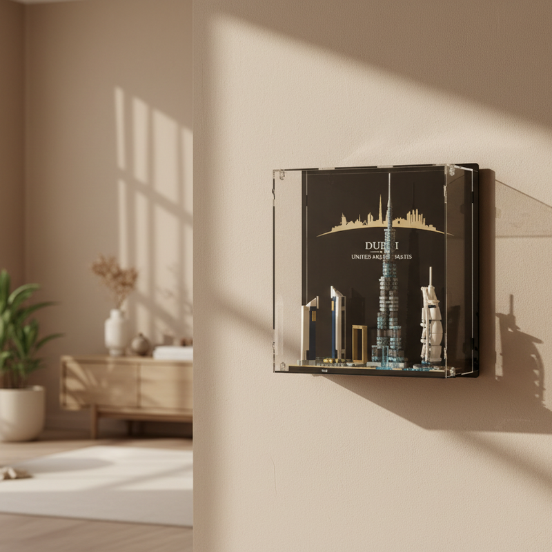21052 Dubai Wall Mounted Display Case