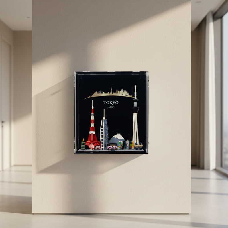 21051 Tokyo Wall Mounted Display Case