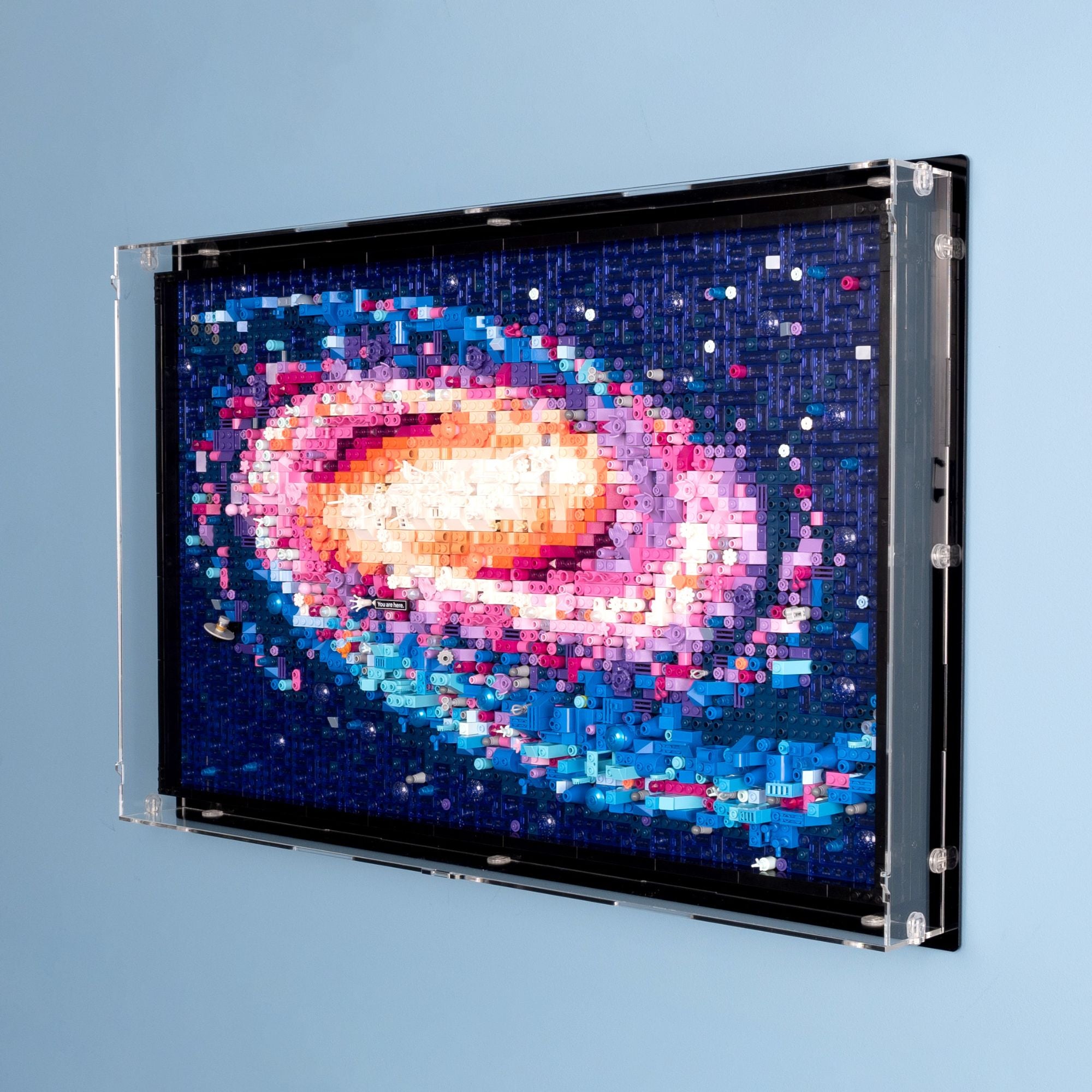 Wall Mounted Display for LEGO The Milky Way Galaxy | iDisplayit