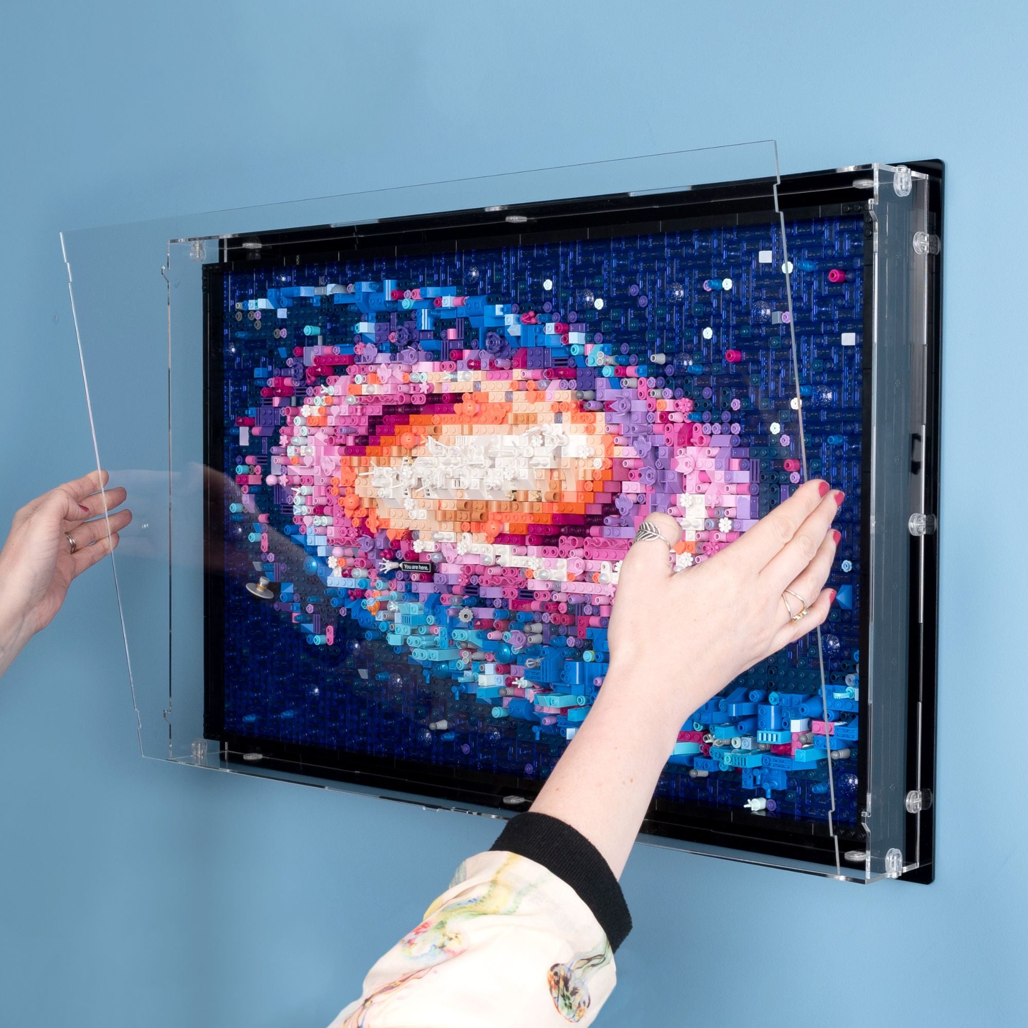 Wall Mounted Display for LEGO The Milky Way Galaxy | iDisplayit