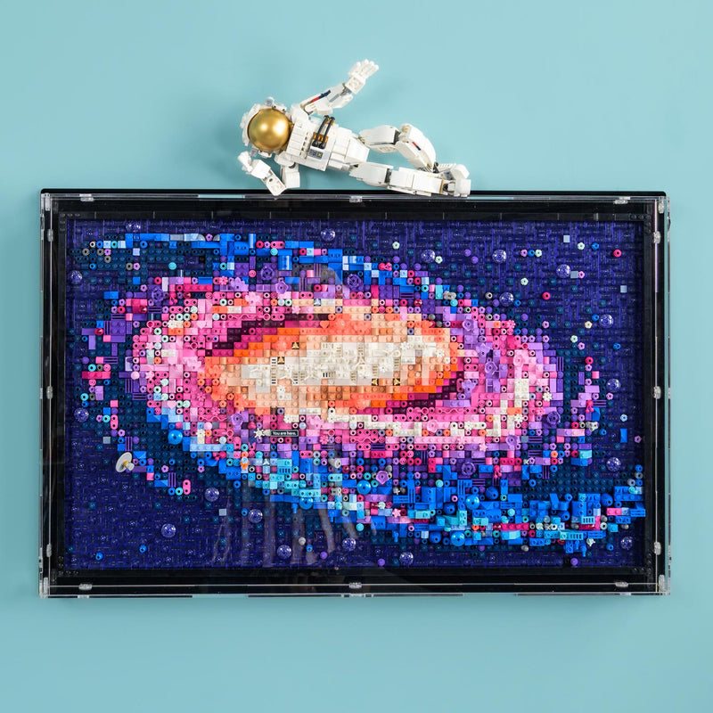The Milky Way Galaxy Wall Mounted Display Case for LEGO 31212