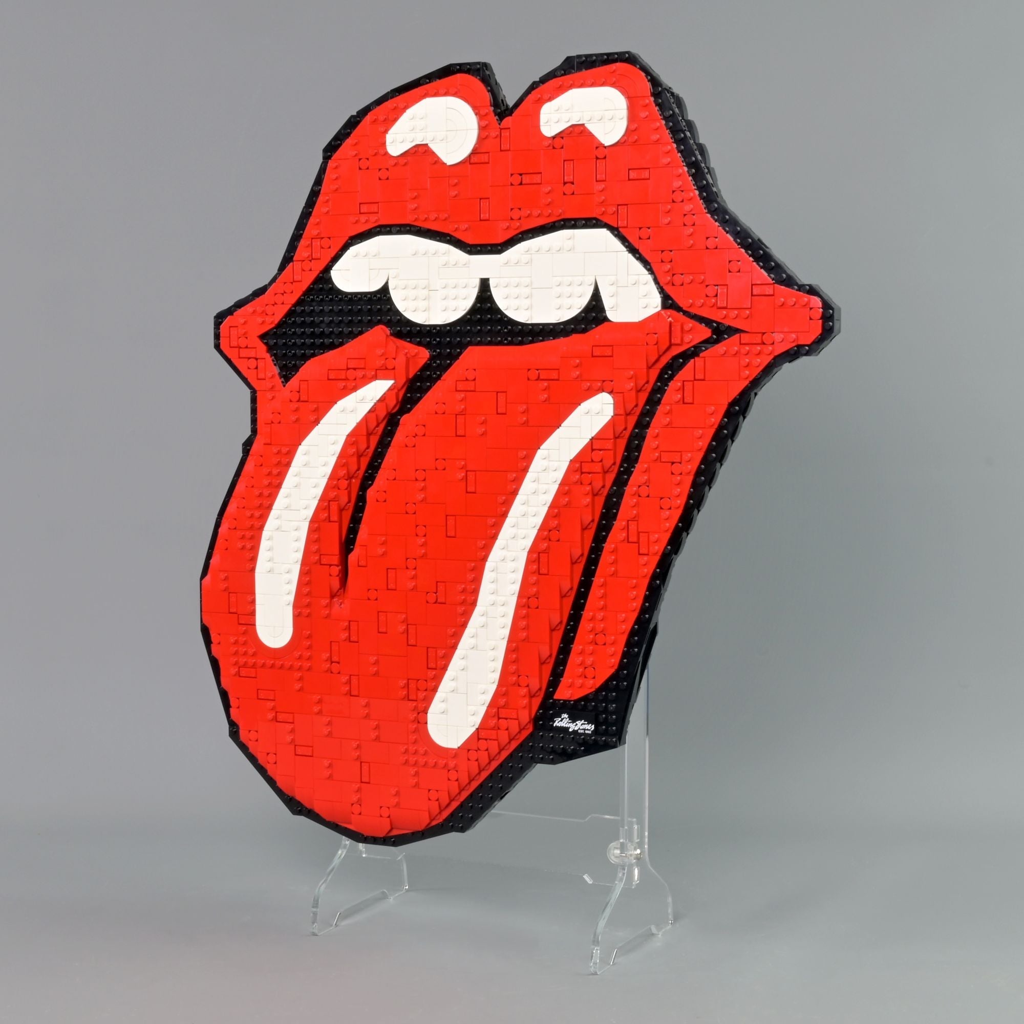 Display Stand for the LEGO 31206 The Rolling Stones | iDisplayit