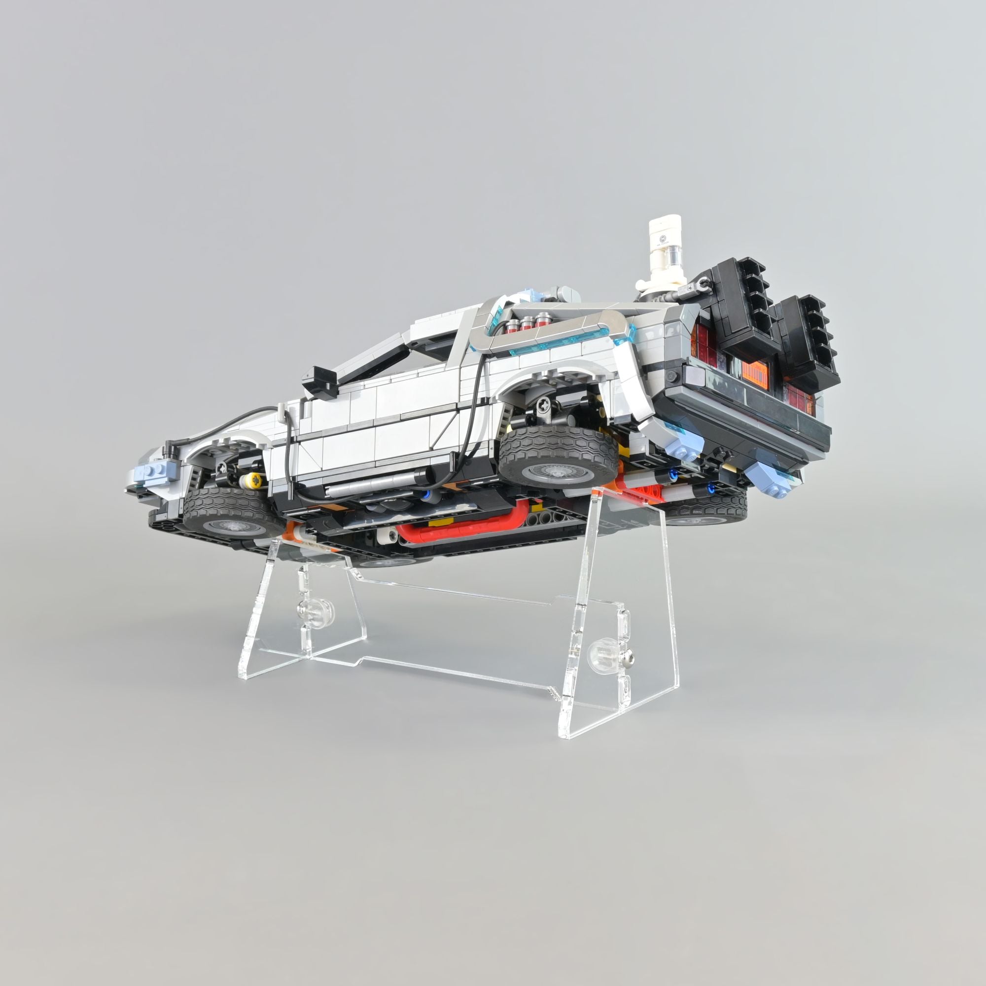 Acrylic Display Stand for LEGO BTTF Car | iDisplayit USA