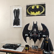 lego batman collection - batwing, batmobile and batman logo