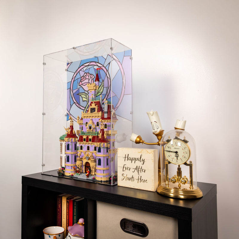 Disney Beauty and the Beast Castle Display Case for LEGO 43263