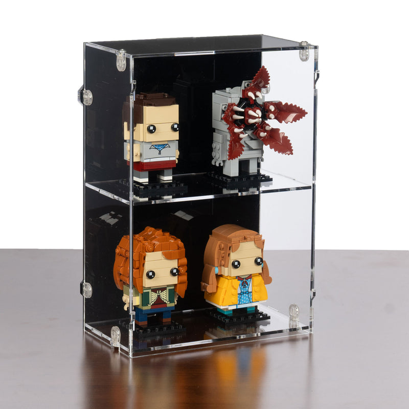 2in1 LEGO BrickHeadz 2x2 Desk and Wall Display Case