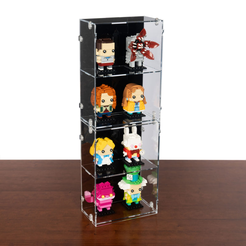 2in1 LEGO BrickHeadz 2x2 Desk and Wall Display Case