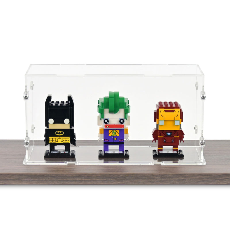 Display Case for 3x LEGO Brickheadz