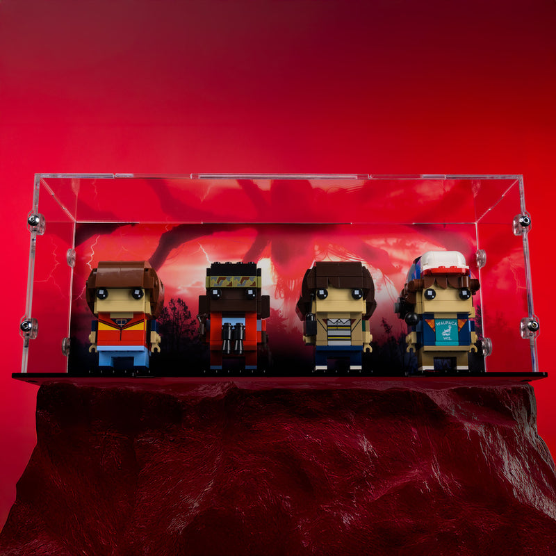 Stranger Things BrickHeadz Display Case for LEGO 40801