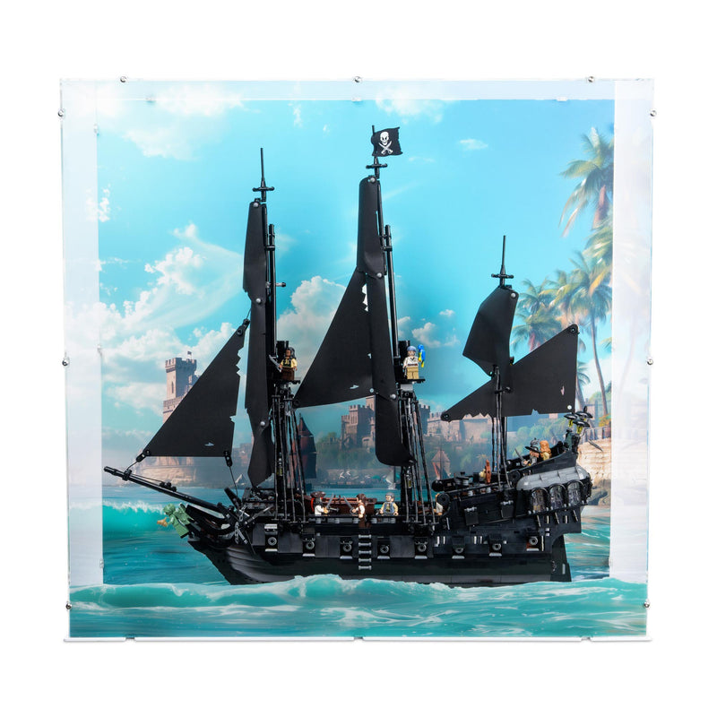 Captain Jack Sparrow's Pirate Ship Display Case for LEGO 10365