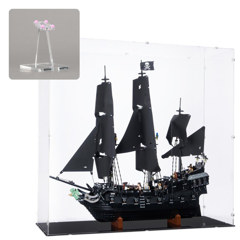 Captain Jack Sparrow's Pirate Ship Display Case for LEGO 10365