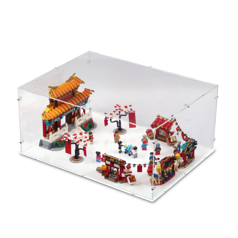Chinese New Year Temple Fair Display Case for LEGO 80105