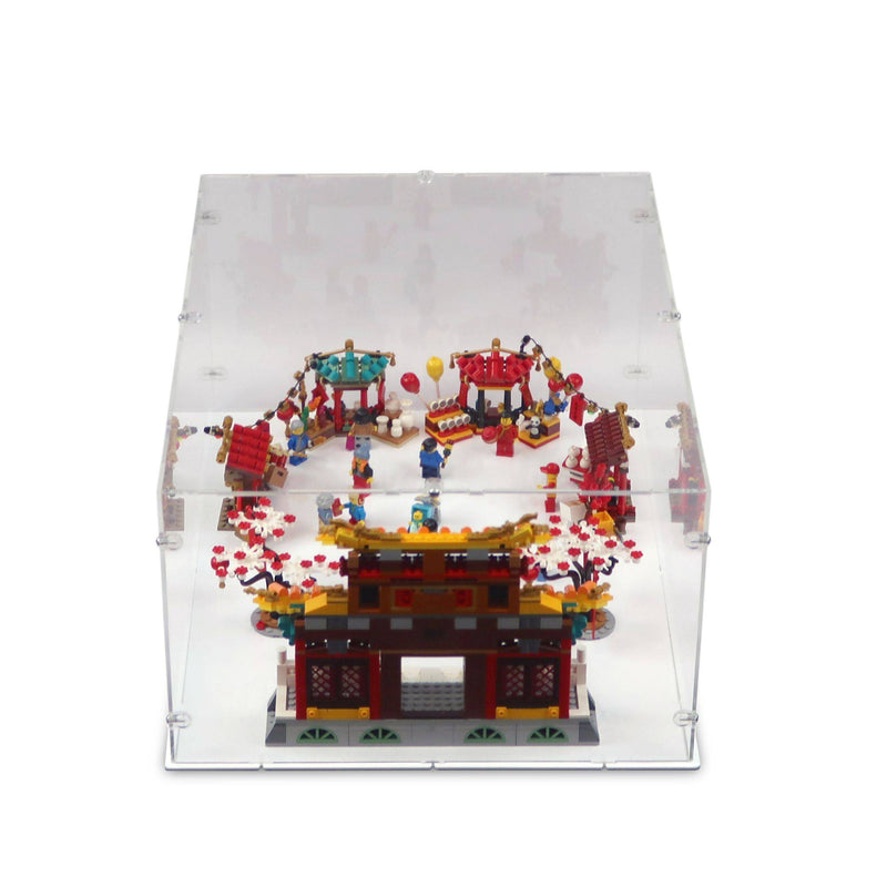 Chinese New Year Temple Fair Display Case for LEGO 80105