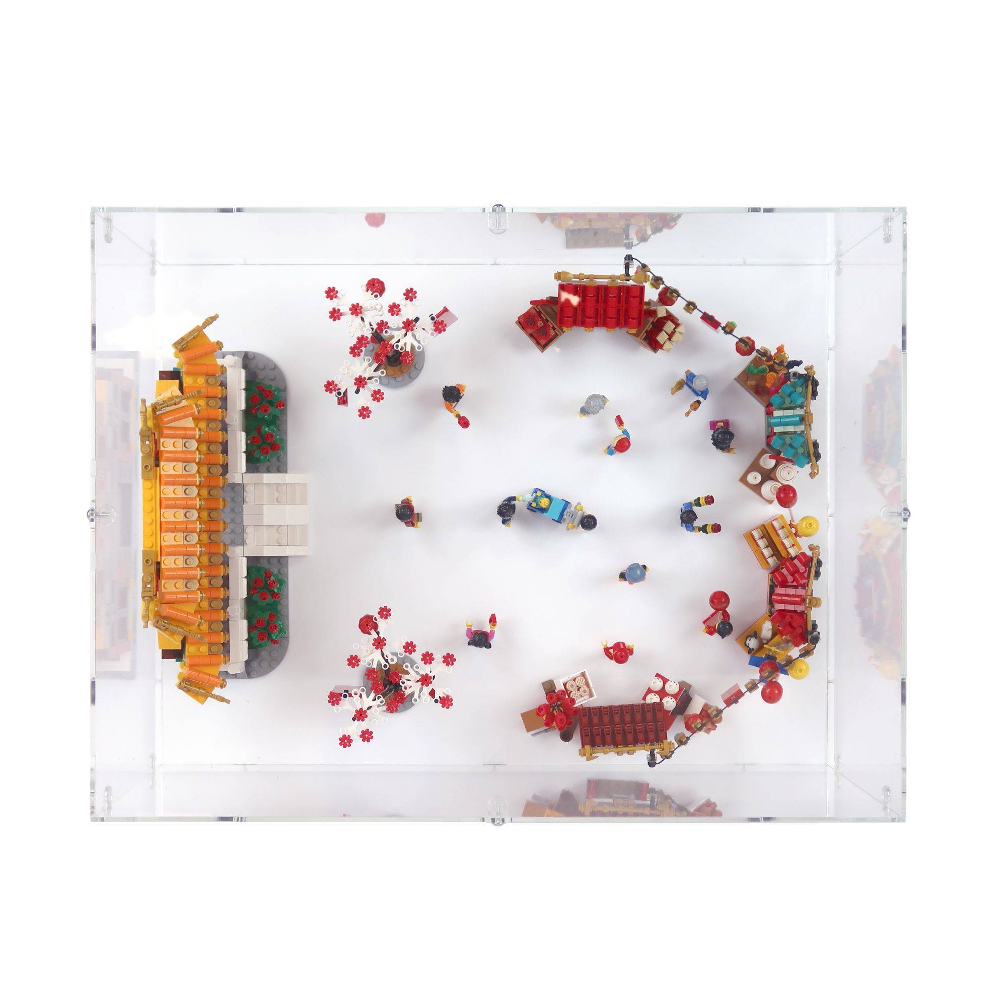 Display Case for LEGO Chinese New Year Temple Fair | iDisplayit