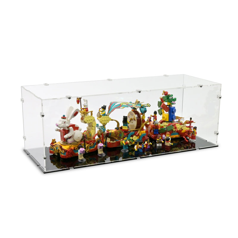 Lunar New Year Parade Display Case for LEGO 80111