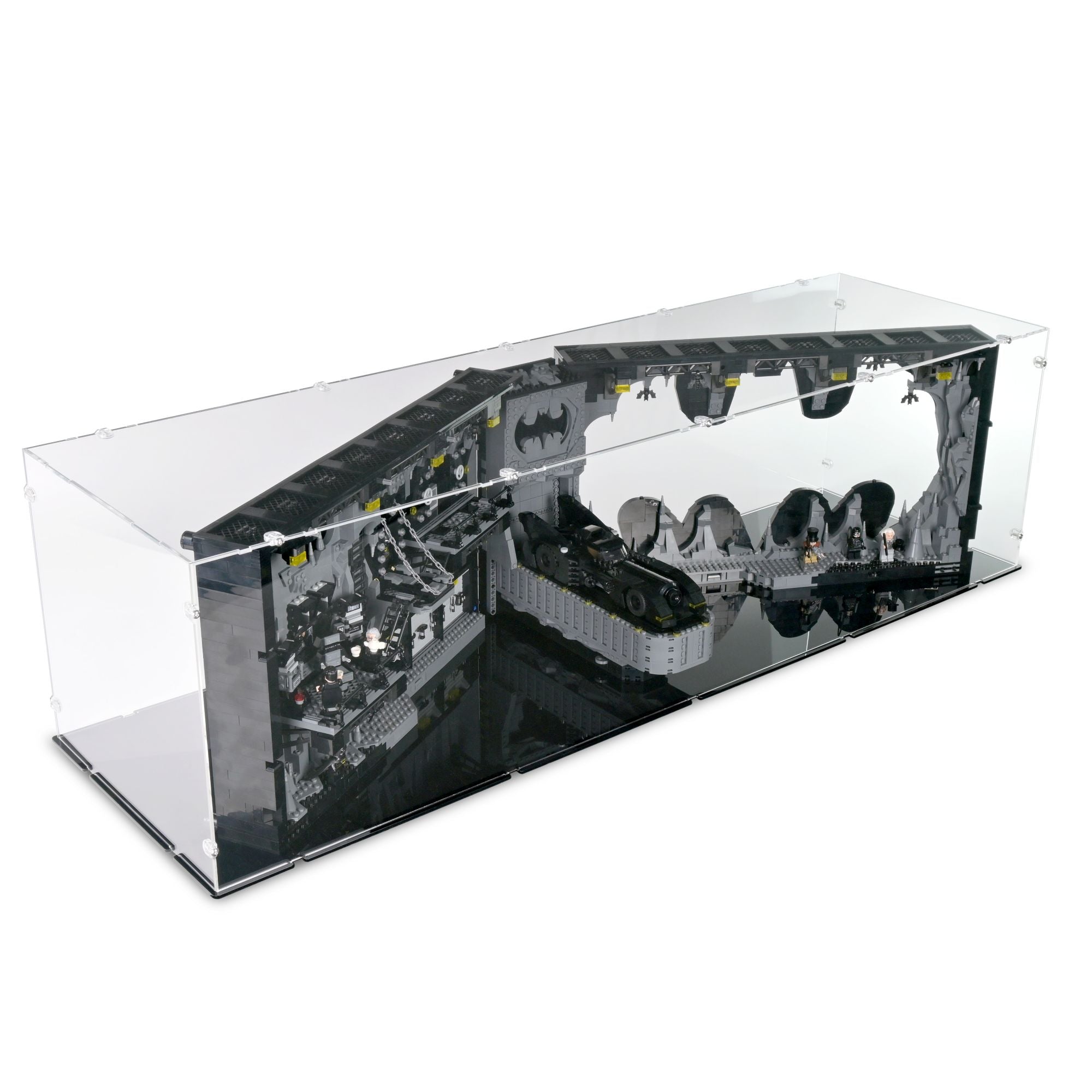 XL Acrylic Display Case for LEGO Batcave Shadowbox (Open