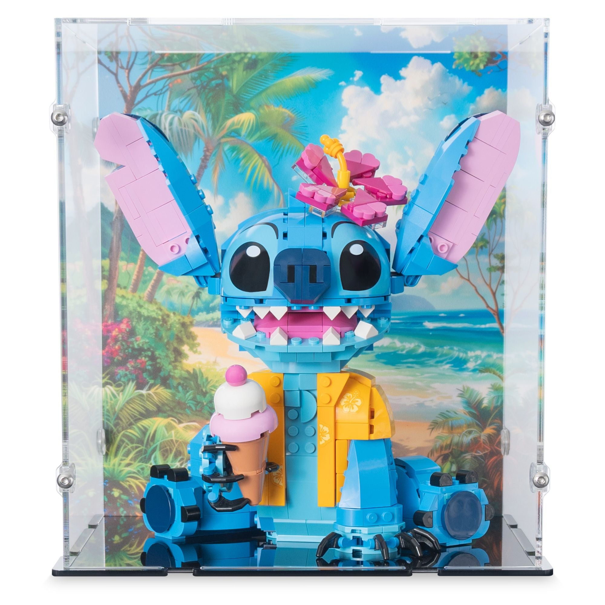 Acrylic Display Case for LEGO Stitch | iDisplayit — iDisplayit.com