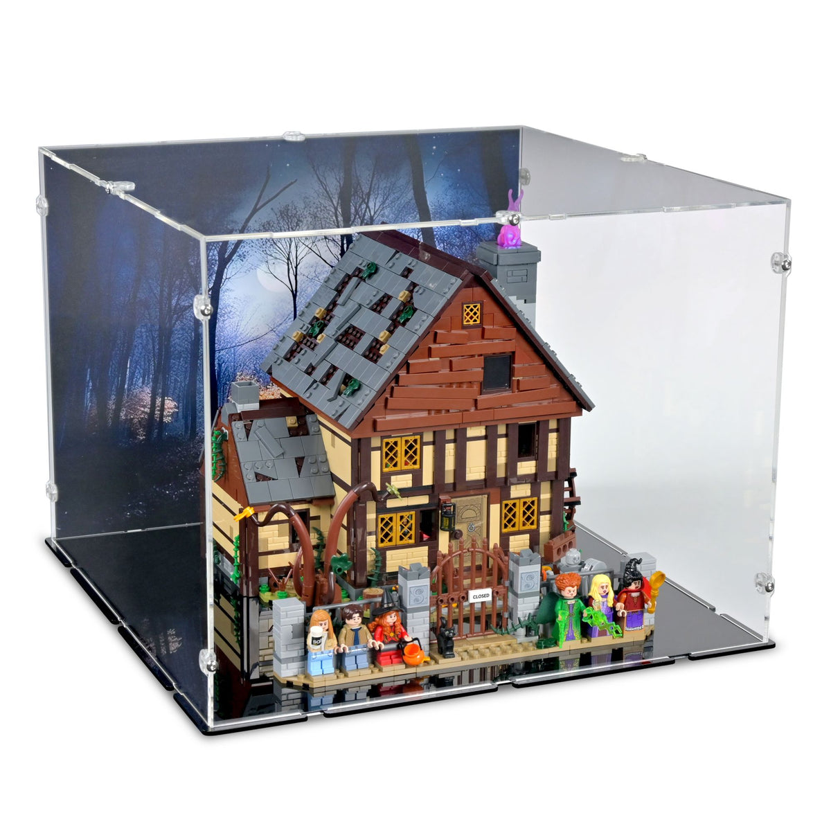 Display Case for LEGO Hocus Pocus Sanderson Cottage | iDisplayit