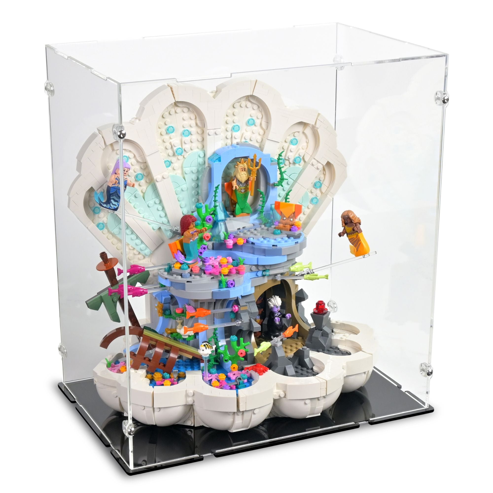 Acrylic Display Case for LEGO Disney Little Mermaid Shell