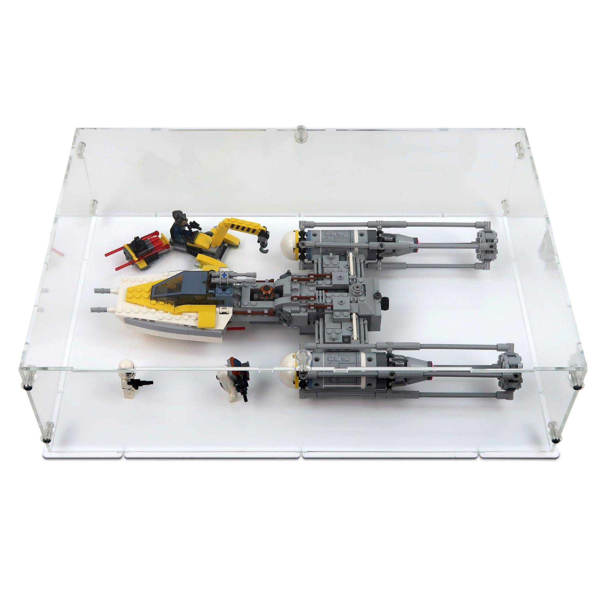 ティシュボックス Acrylic Display Case for LEGO Y-Wing Starfighter | iDisplayit