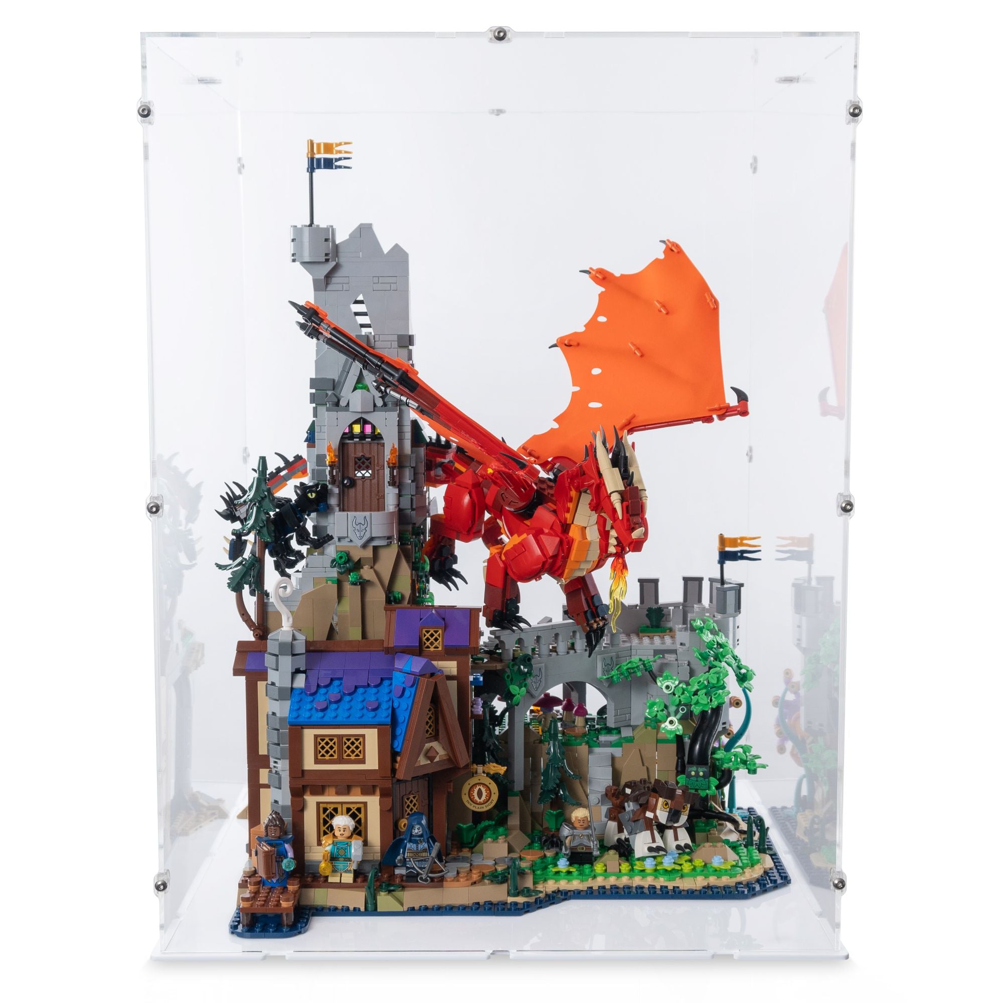 Acrylic Display Case for LEGO Dungeons & Dragons: Red Dragon's